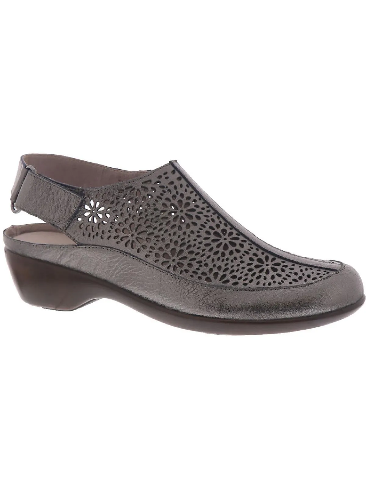 Dawn Womens Leather Laser Cut Sandals Shoes