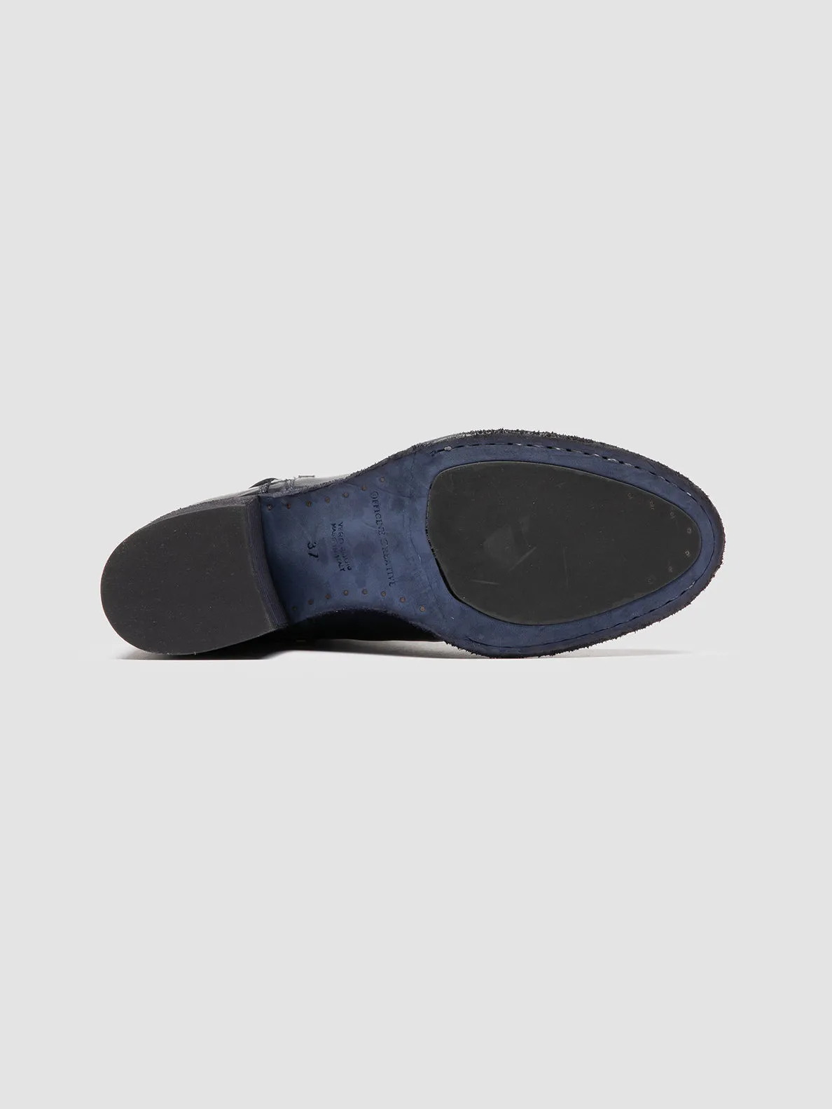 DENNER 103 - Navy Leather Ankle Boots