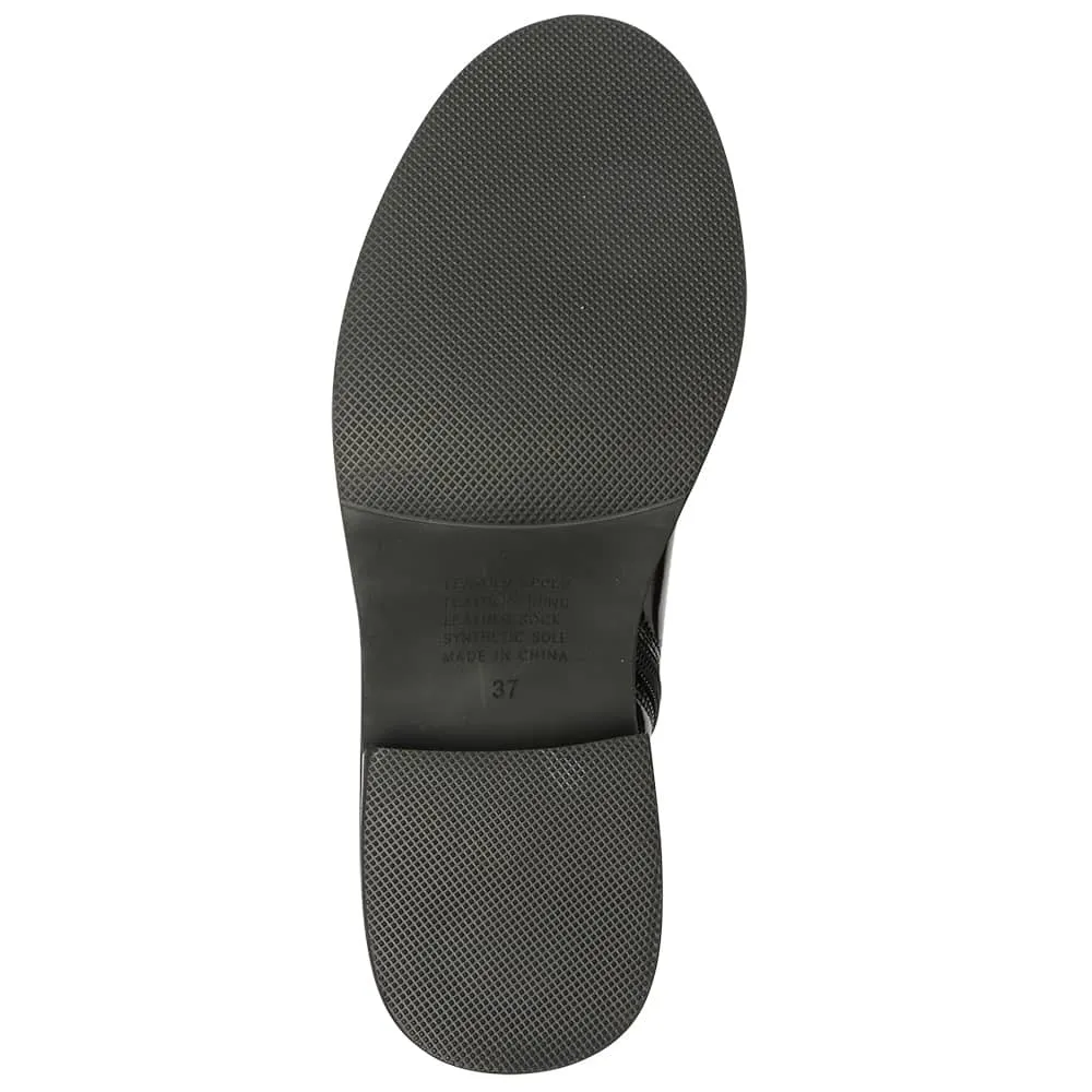 Detroit Boot in Black Patent