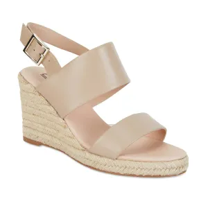 Dice Espadrille in Nude Leather