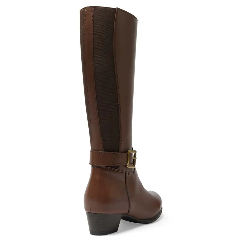 Diesel Boot in Brown Leather