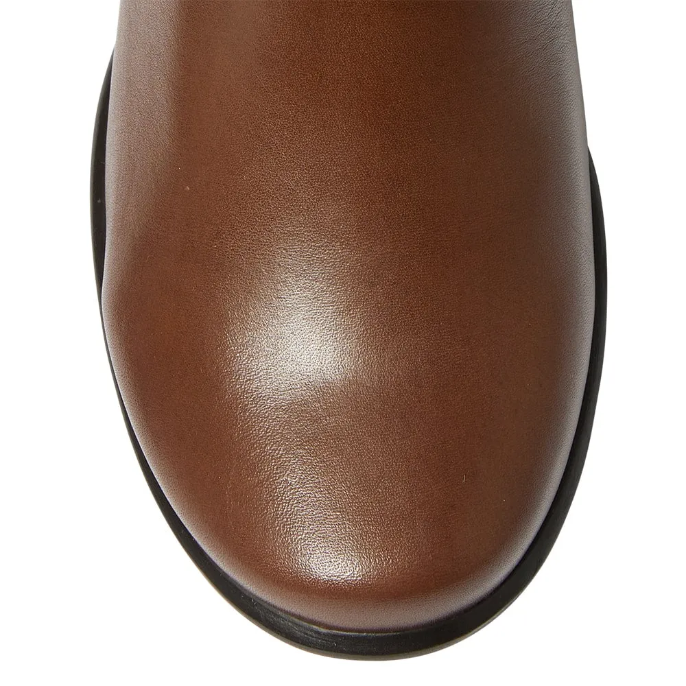 Diesel Boot in Brown Leather