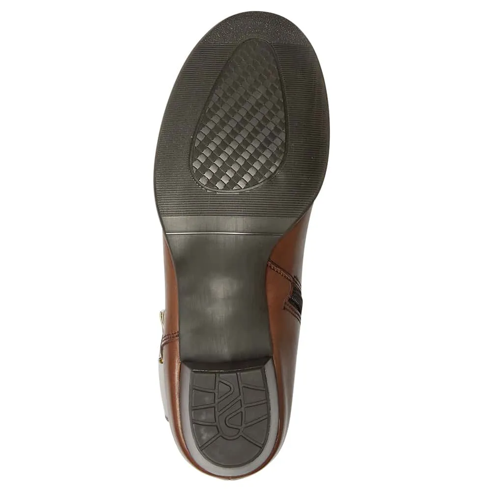 Diesel Boot in Brown Leather