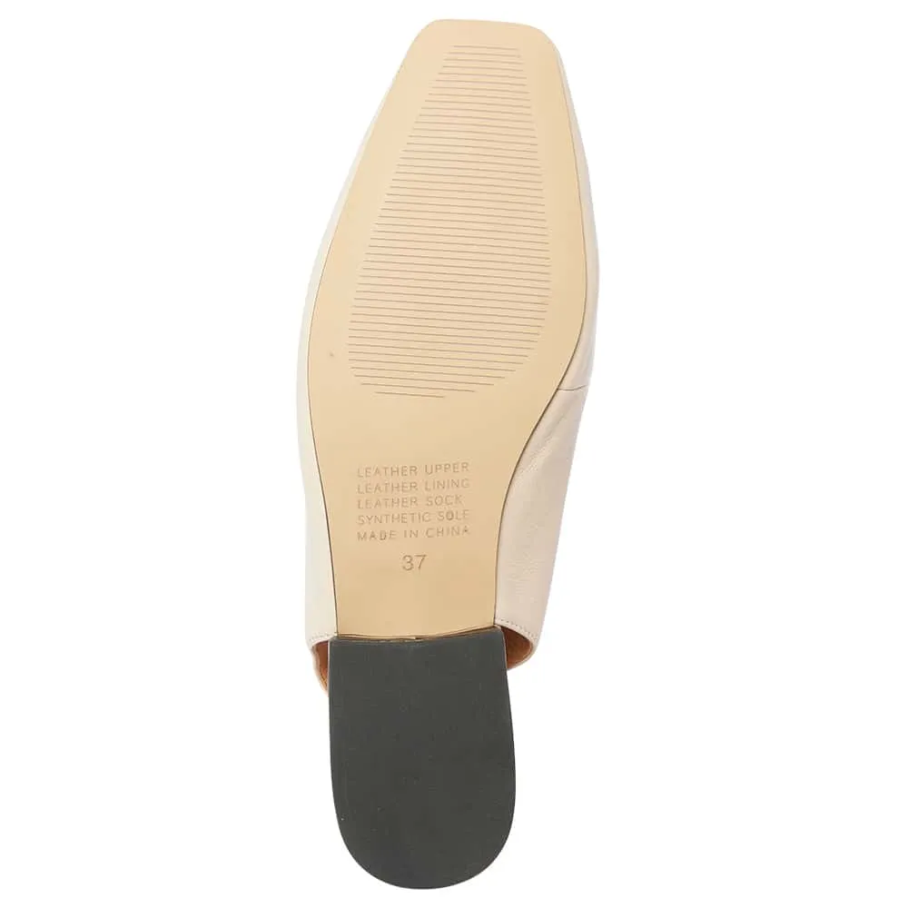 Domino Loafer in Ivory/black Multi Leather