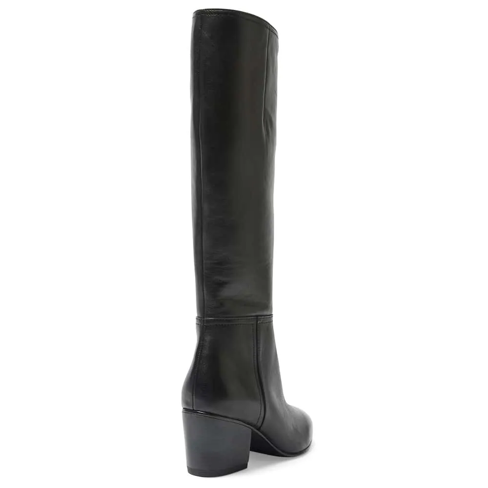 Drake Boot in Black Leather
