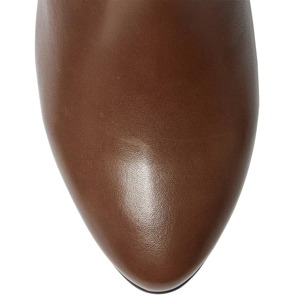 Drake Boot in Brown Leather
