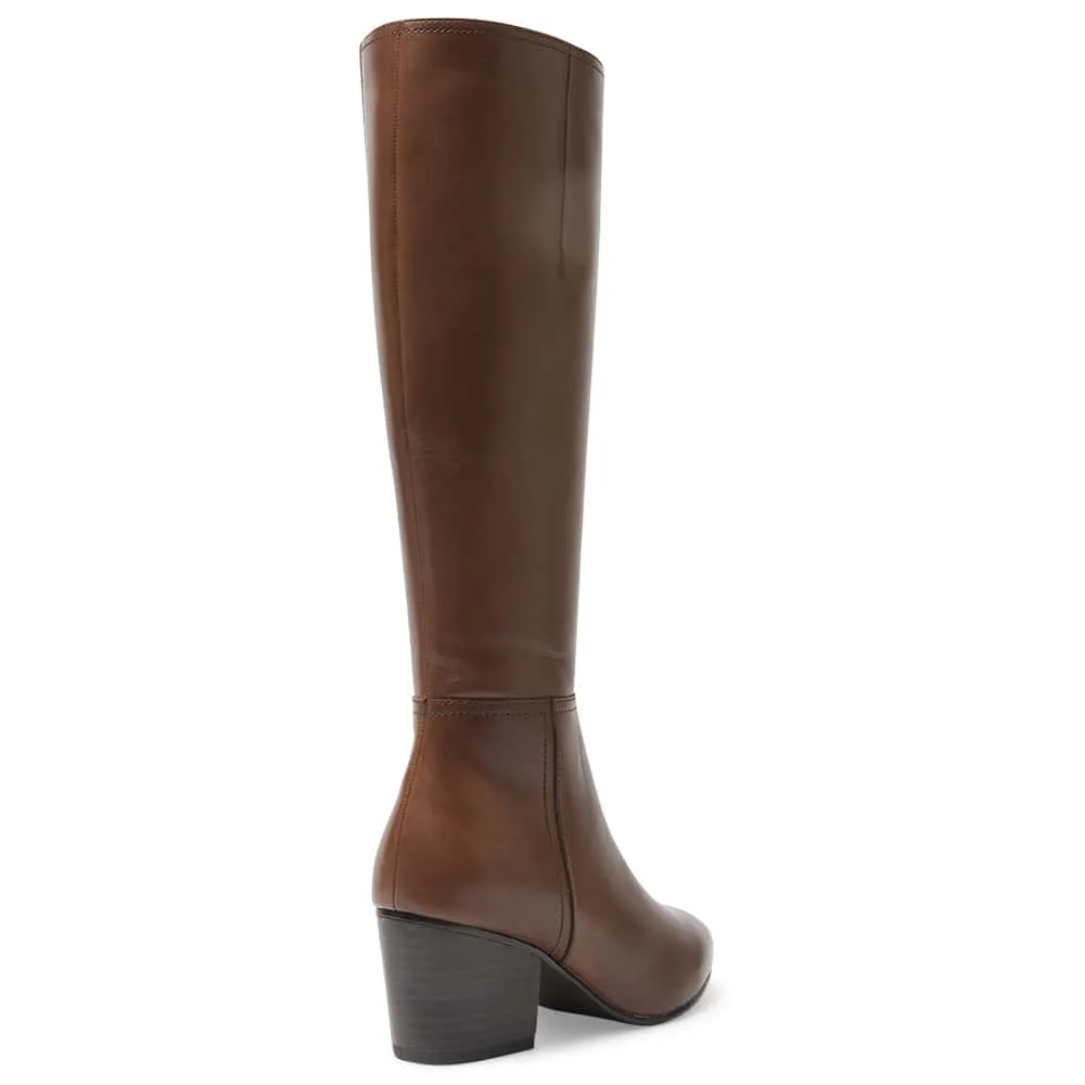 Drake Boot in Brown Leather