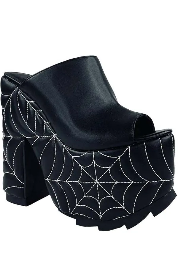 Dream Spider Web | PLATFORM HEELS**