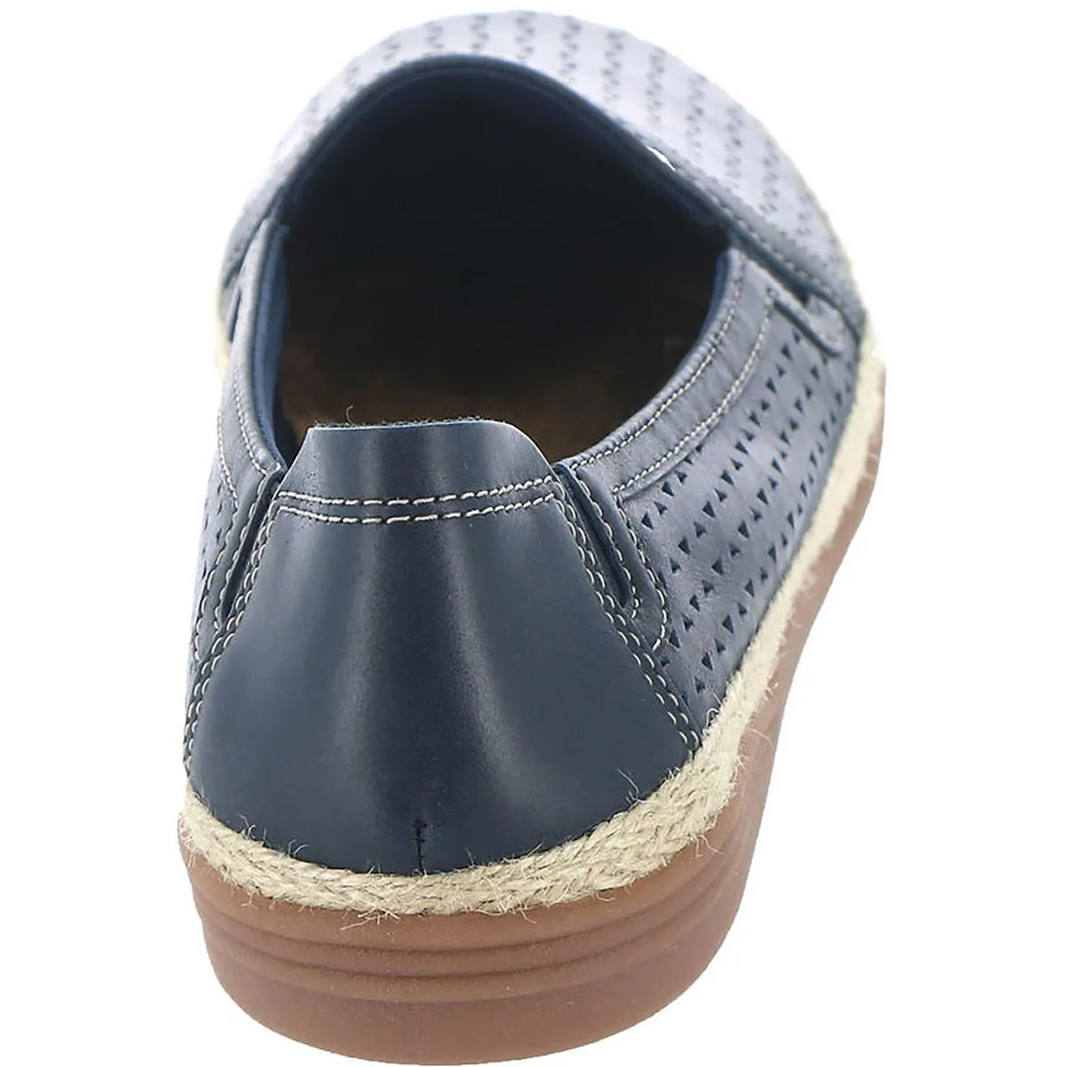Elaina Ruby Womens Slip On Leather Loafers