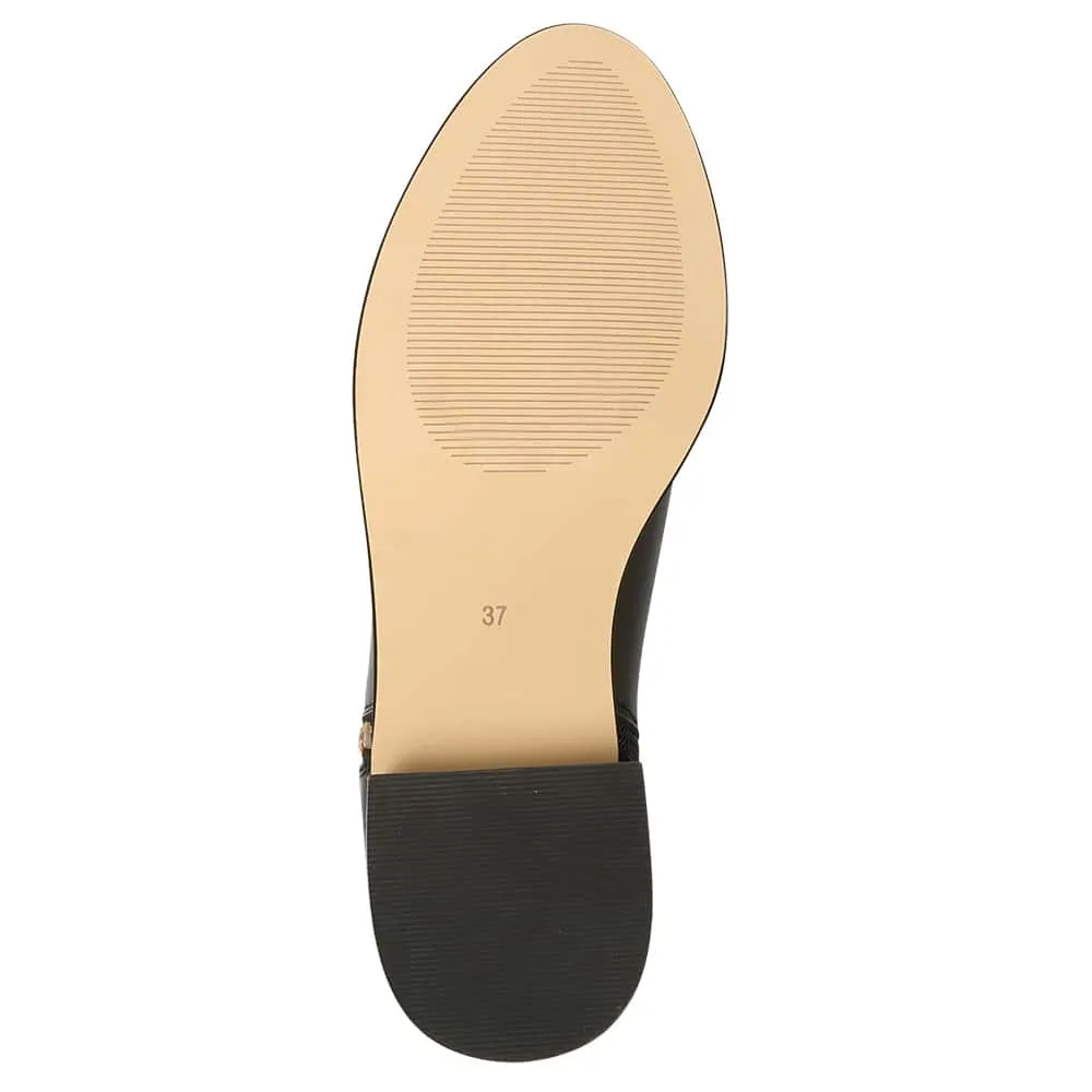 Emerson Boot in Black Leather