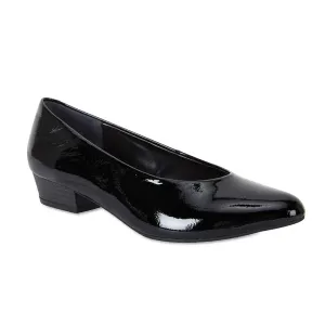 Emily Heel in Black Patent