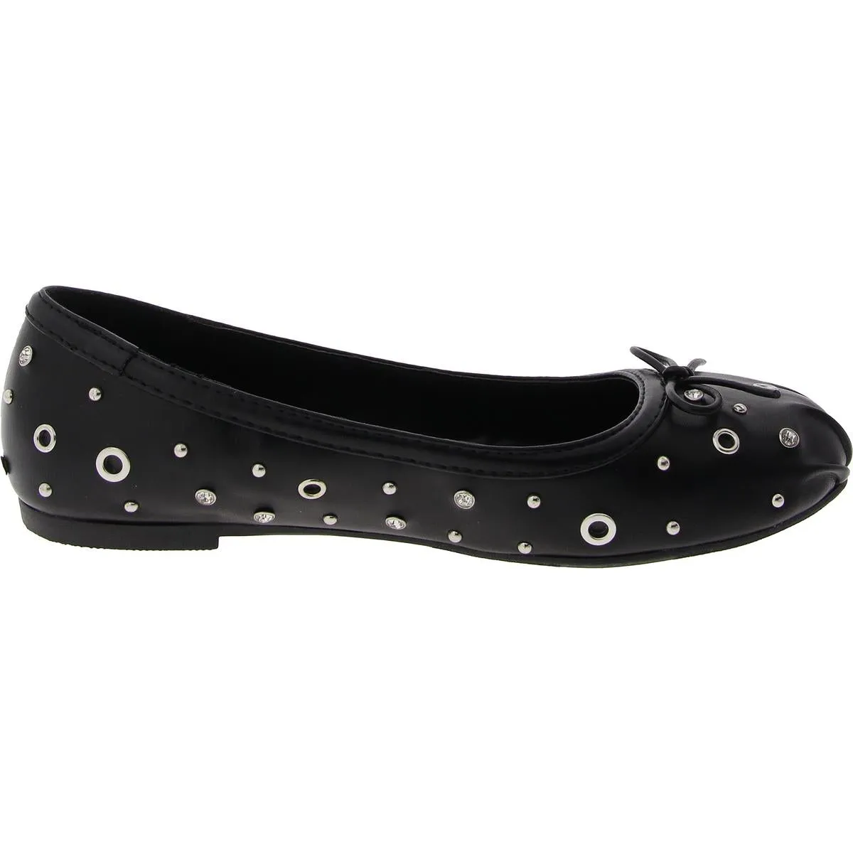 Essense Womens Embellished Manmade Flat Shoes