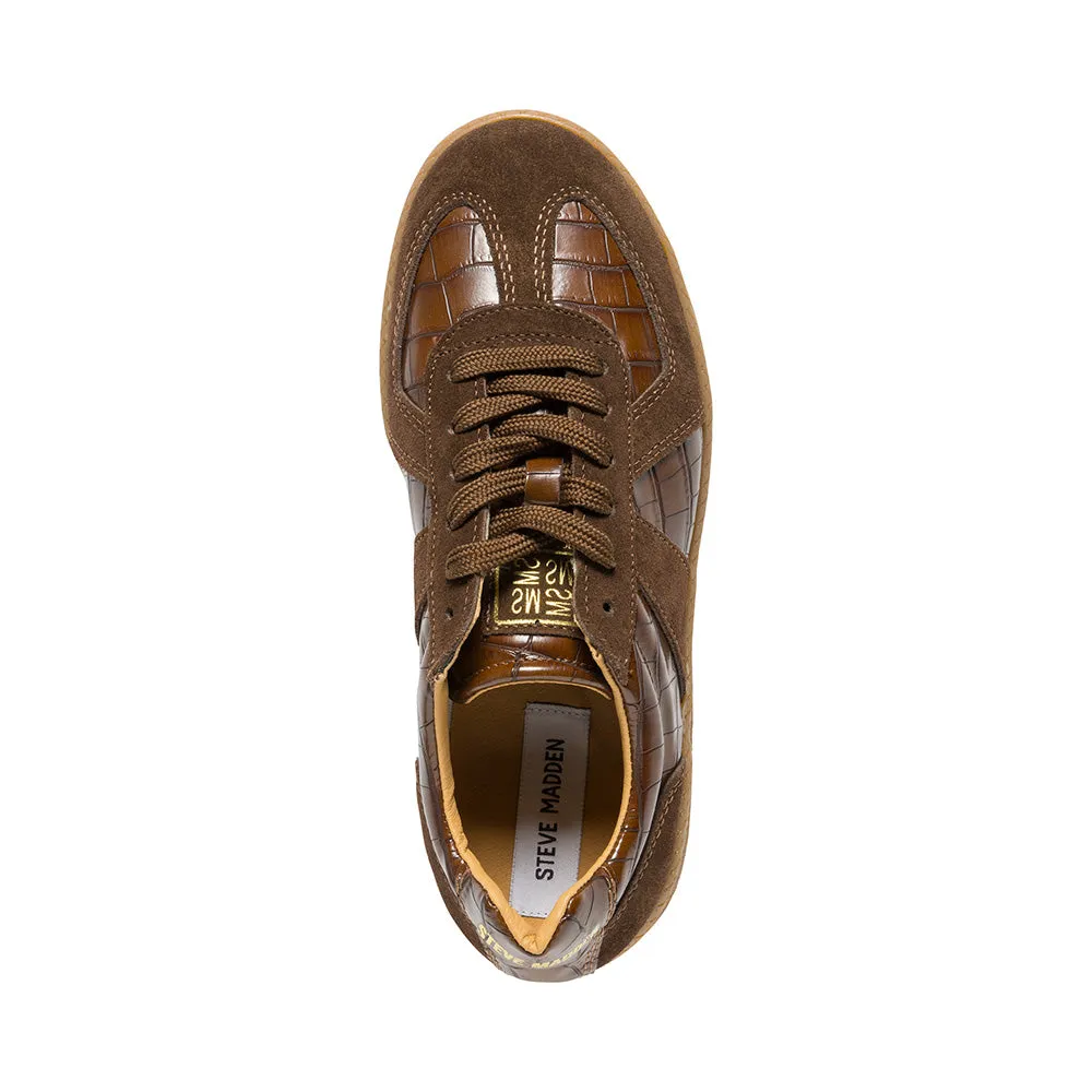 Euphoria Sneaker BROWN CROCO