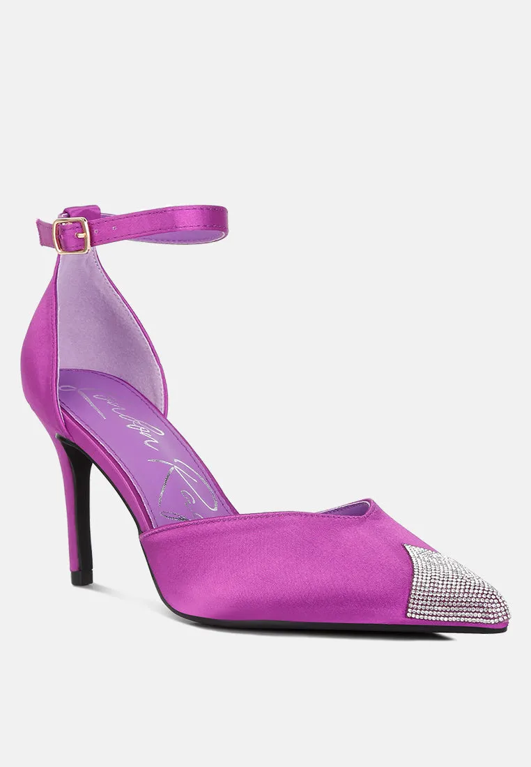 everalda toe cap embellished sandals