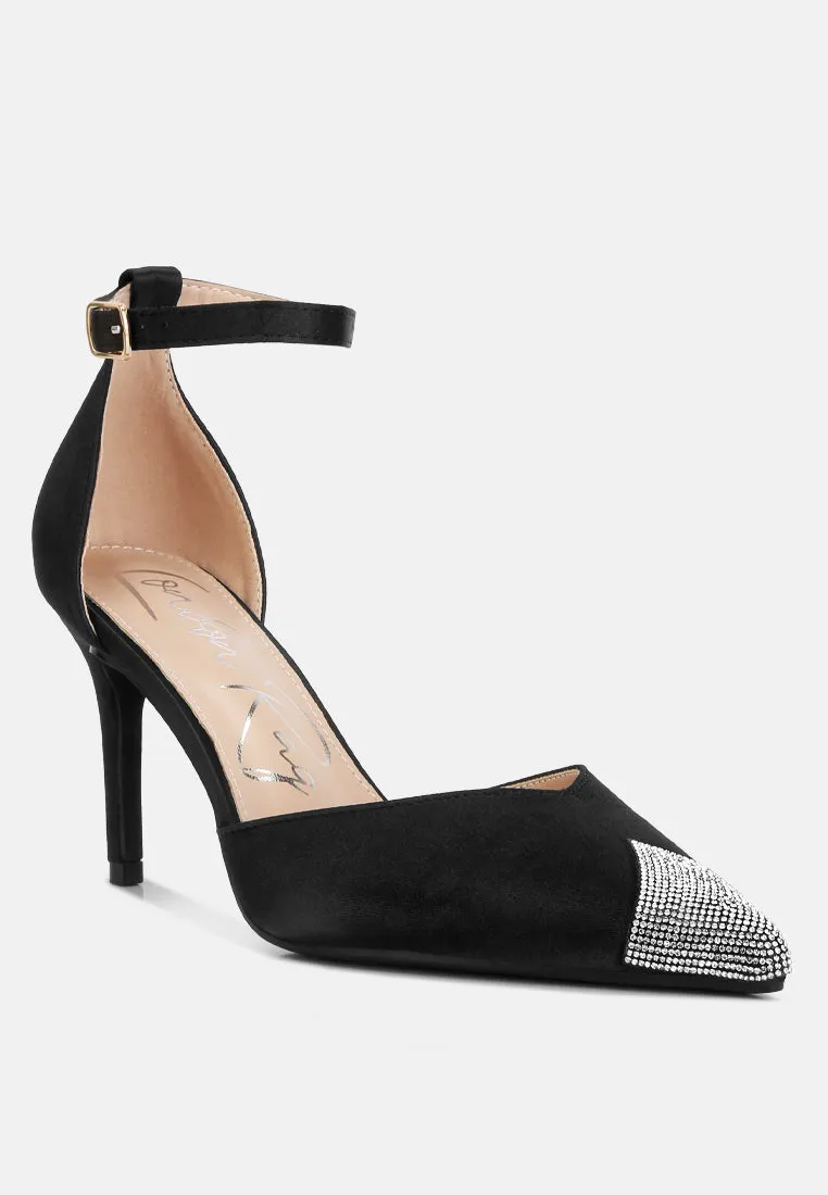 everalda toe cap embellished sandals