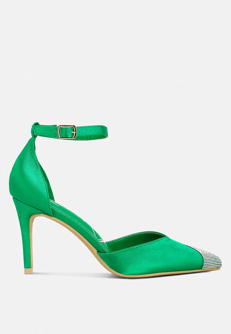 everalda toe cap embellished sandals