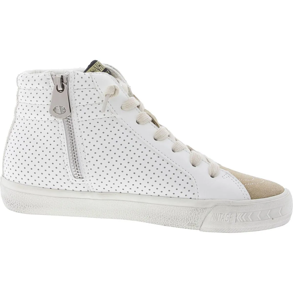 Excel High Womens Rhinestone Man Made High-Top Sneakers