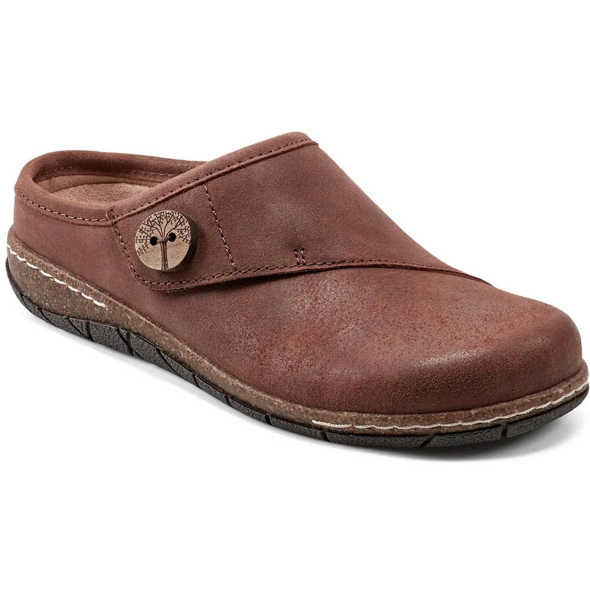 Ezra Womens Suede Cork Clogs