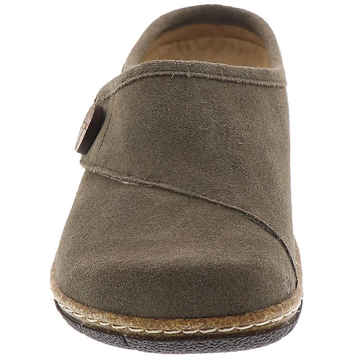 Ezra Womens Suede Cork Clogs