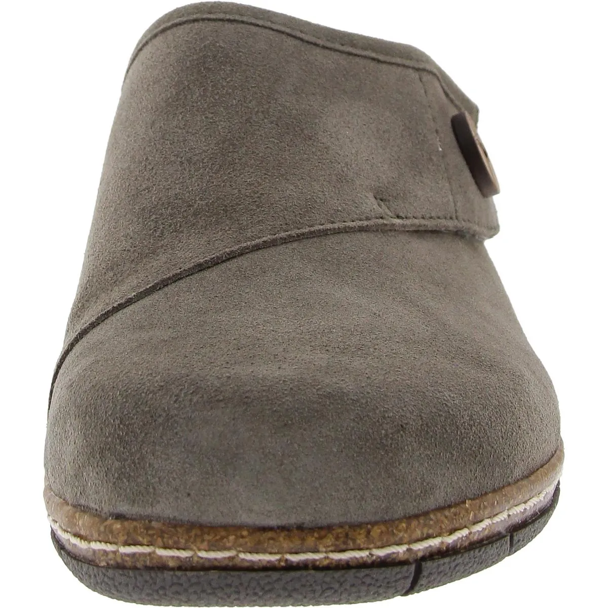 Ezra Womens Suede Cork Clogs