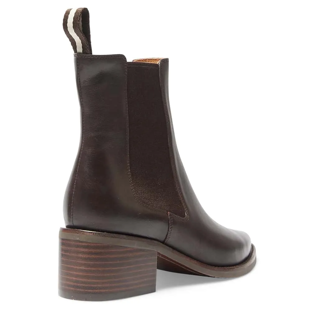 Federal Boot in Chocolate Glove Leather