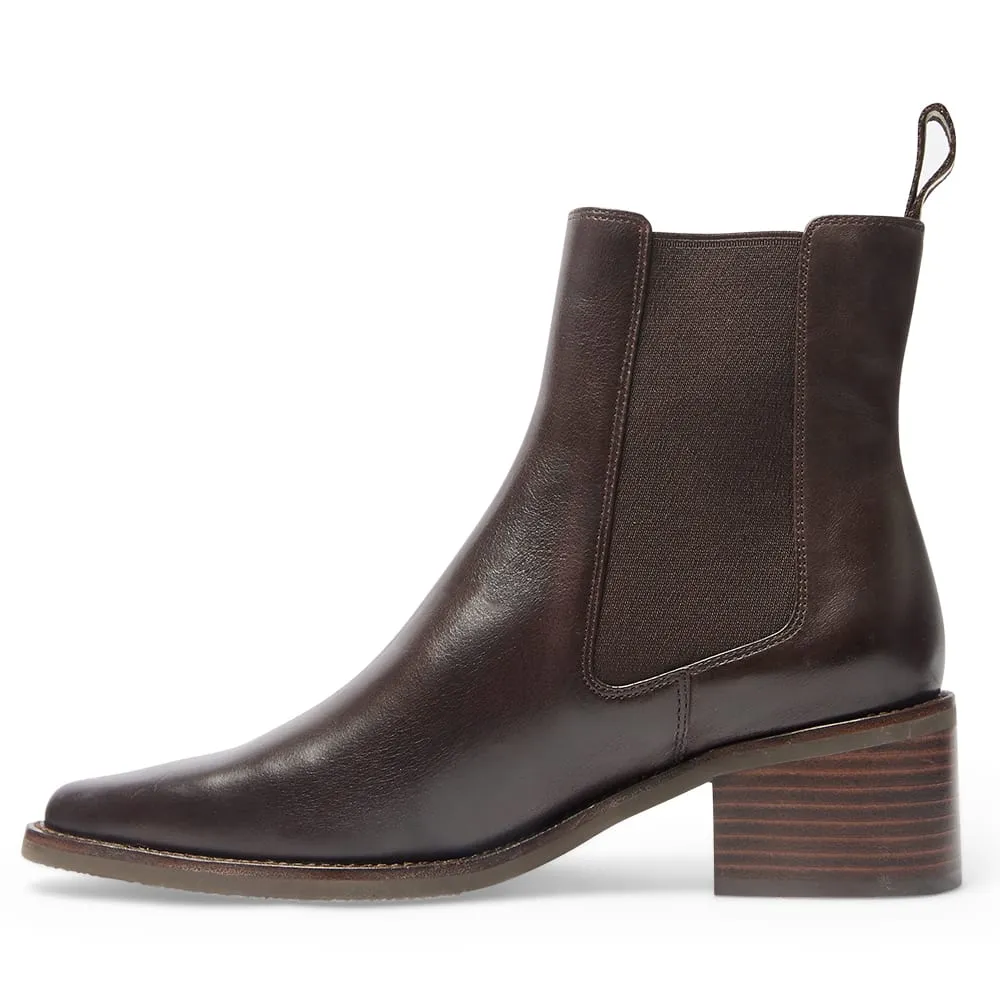 Federal Boot in Chocolate Glove Leather