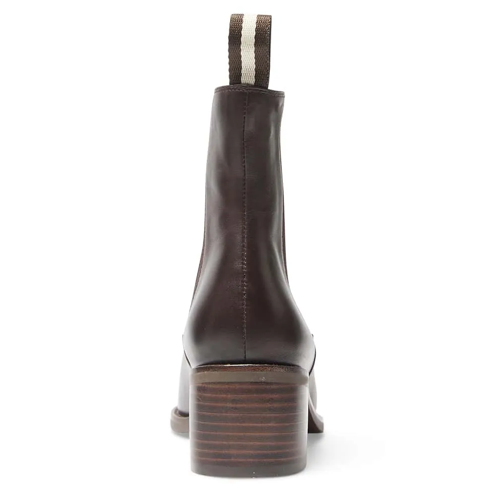 Federal Boot in Chocolate Glove Leather