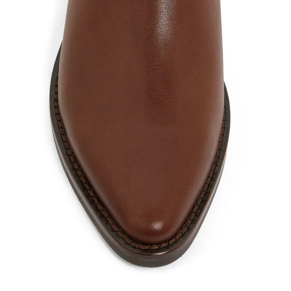 Federal Boot in Mid Brown Leather