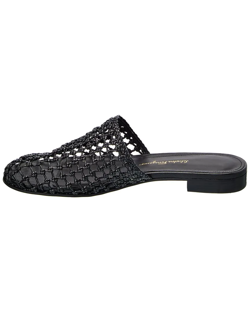 Ferragamo Ellas Leather Flat