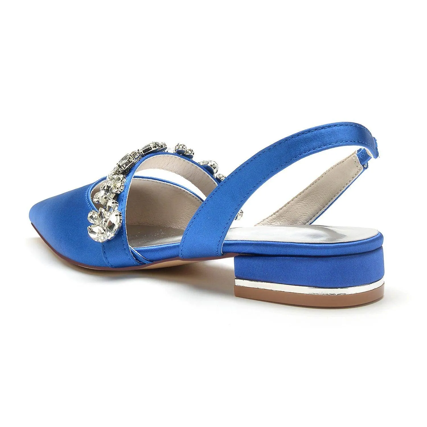 Flat Heel 2.5cm Silk-Like Shoes CK0362