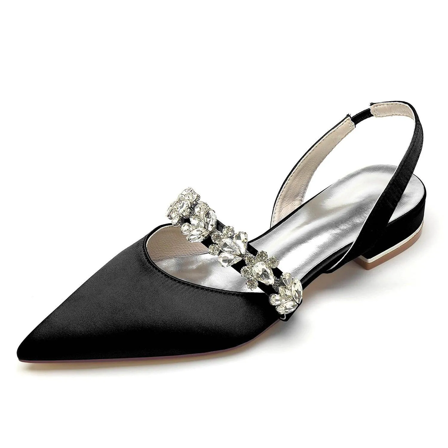 Flat Heel 2.5cm Silk-Like Shoes CK0362