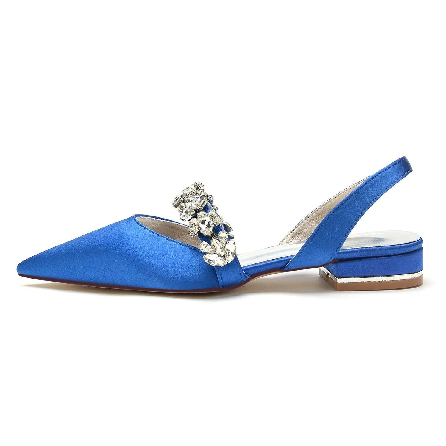 Flat Heel 2.5cm Silk-Like Shoes CK0362