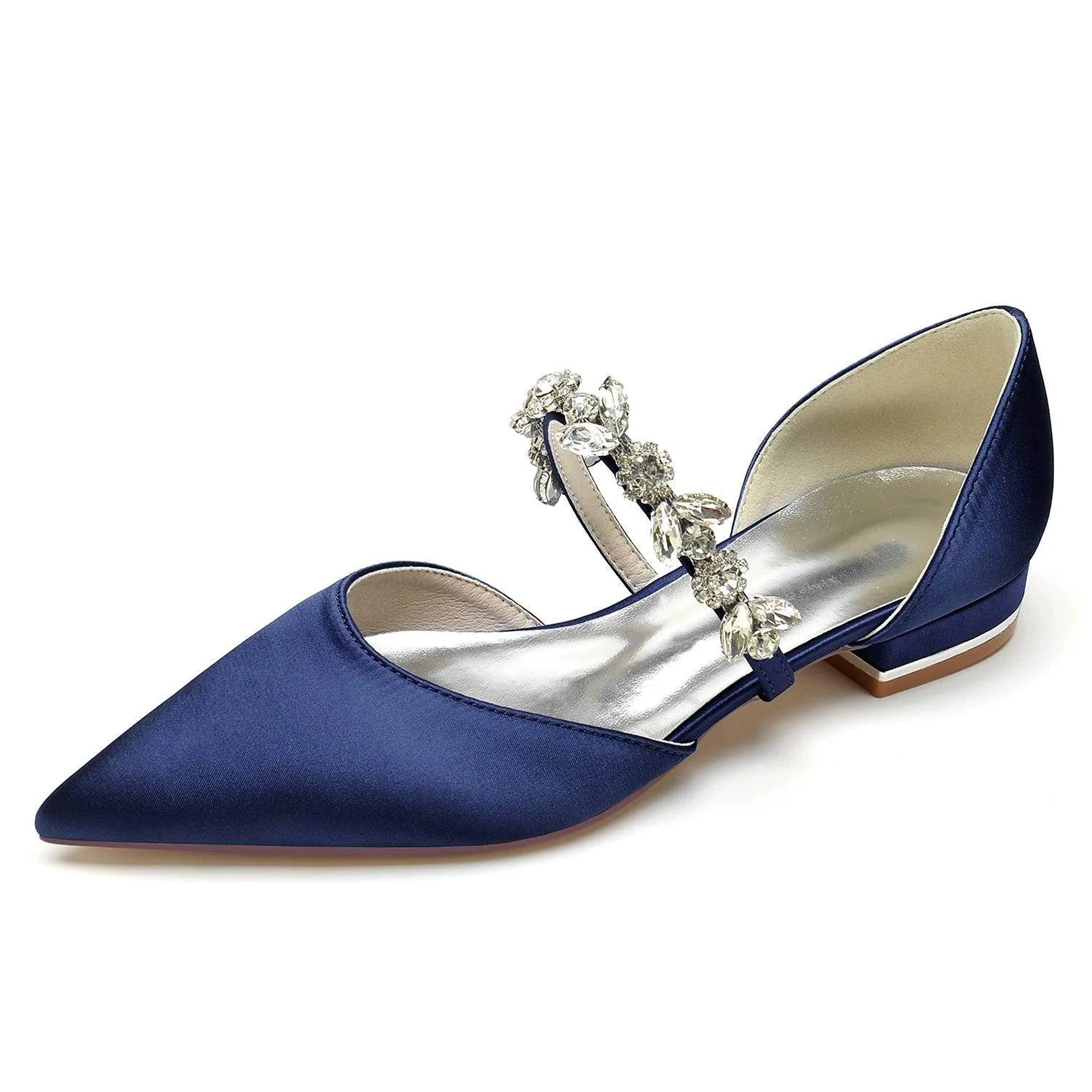 Flat Heel 2.5cm Silk-Like Shoes CK0363