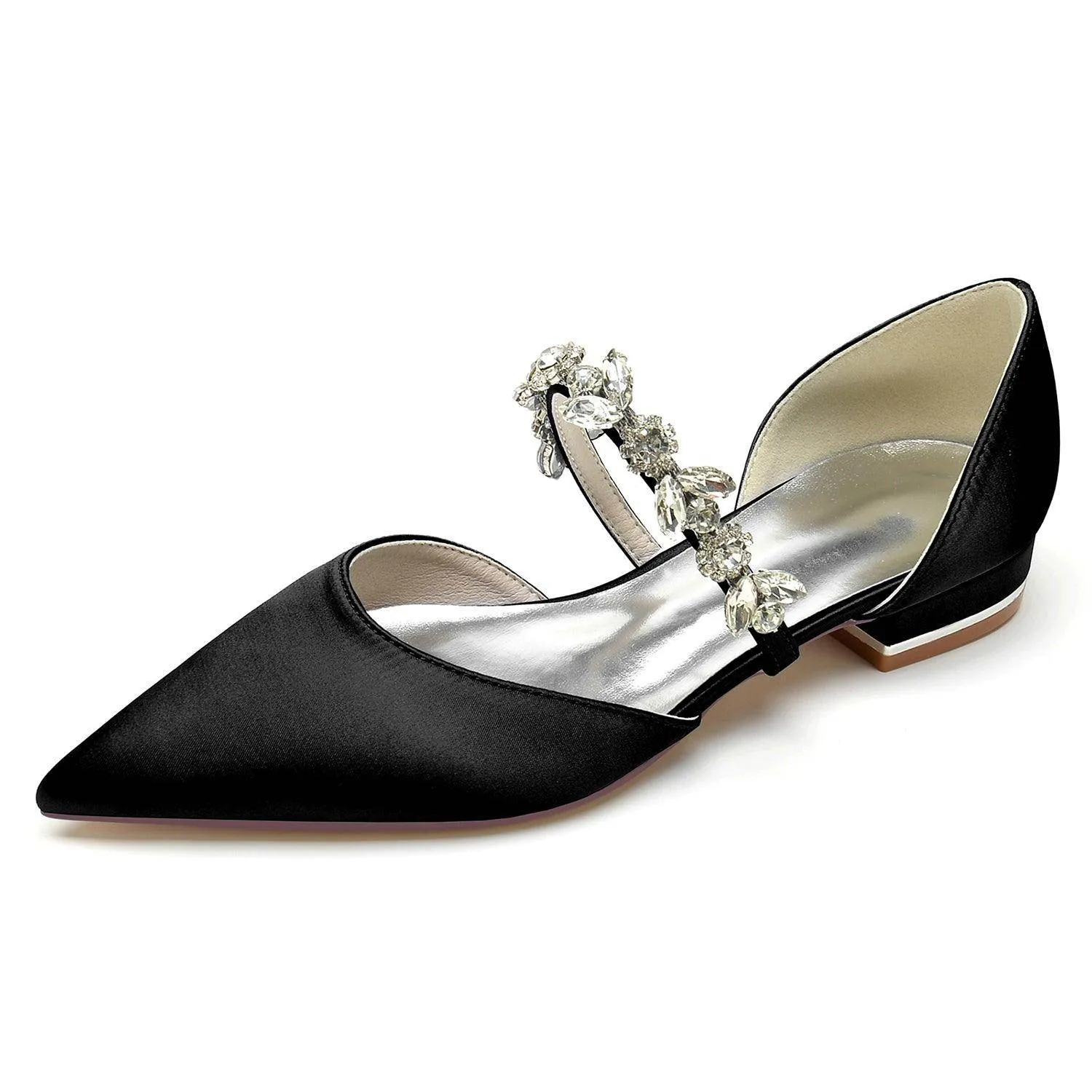 Flat Heel 2.5cm Silk-Like Shoes CK0363