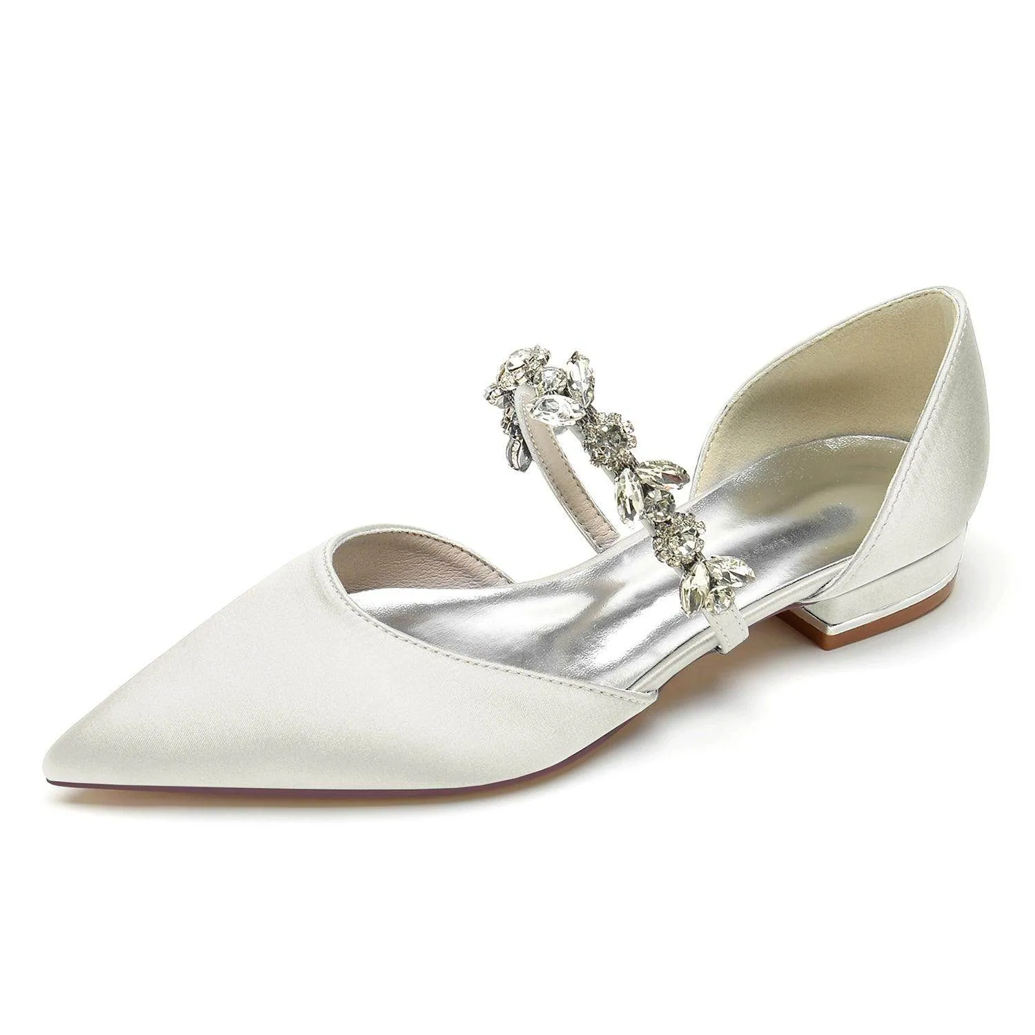 Flat Heel 2.5cm Silk-Like Shoes CK0363