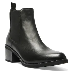 Franklin Boot in Black Leather