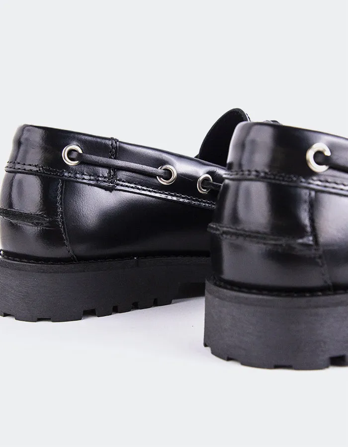 Gaia Black Leather