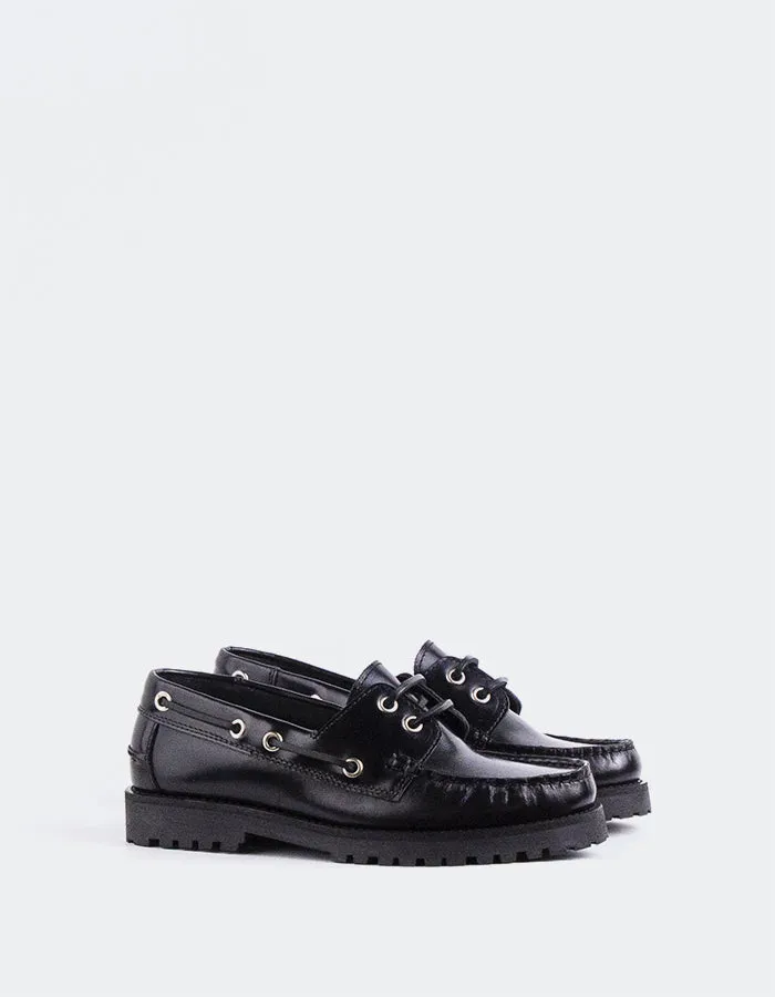 Gaia Black Leather