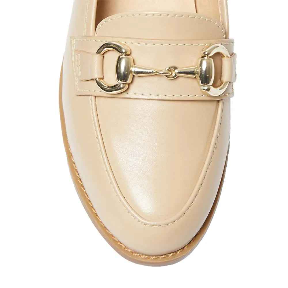 Gala Loafer in Nude Leather
