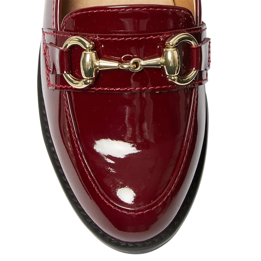 Gala Loafer in Wine Patent