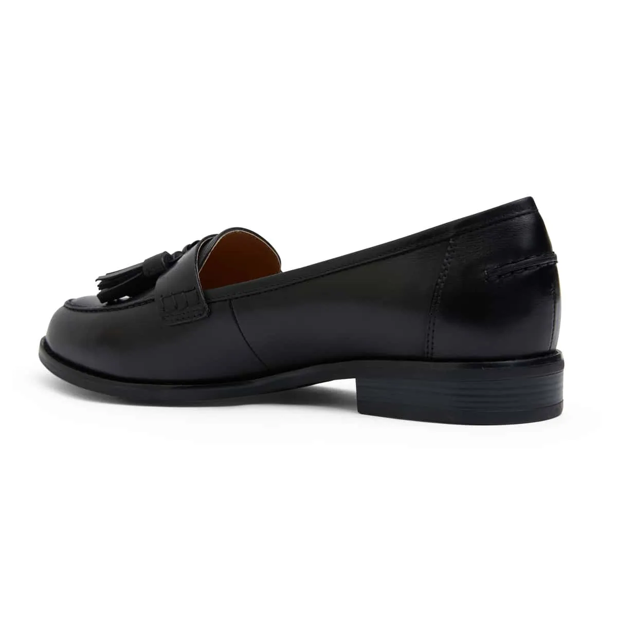 Gazebo Loafer in Black Leather