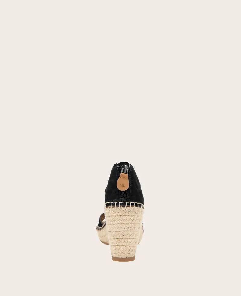 GENTLE SOULS - Corinne Nubuck Espadrille Wedge