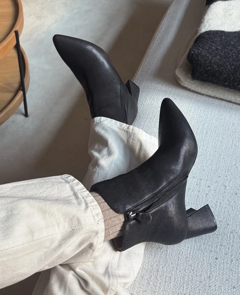 GENTLE SOULS - Danbury Leather Double Gore Heel Boot
