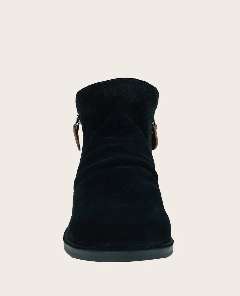 GENTLE SOULS - Emma Suede Double Zip Bootie