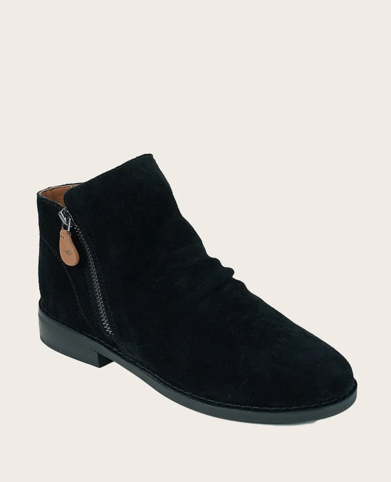 GENTLE SOULS - Emma Suede Double Zip Bootie