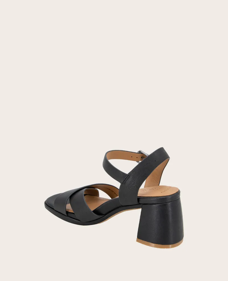 GENTLE SOULS - Rimini Leather X Heel Sandal