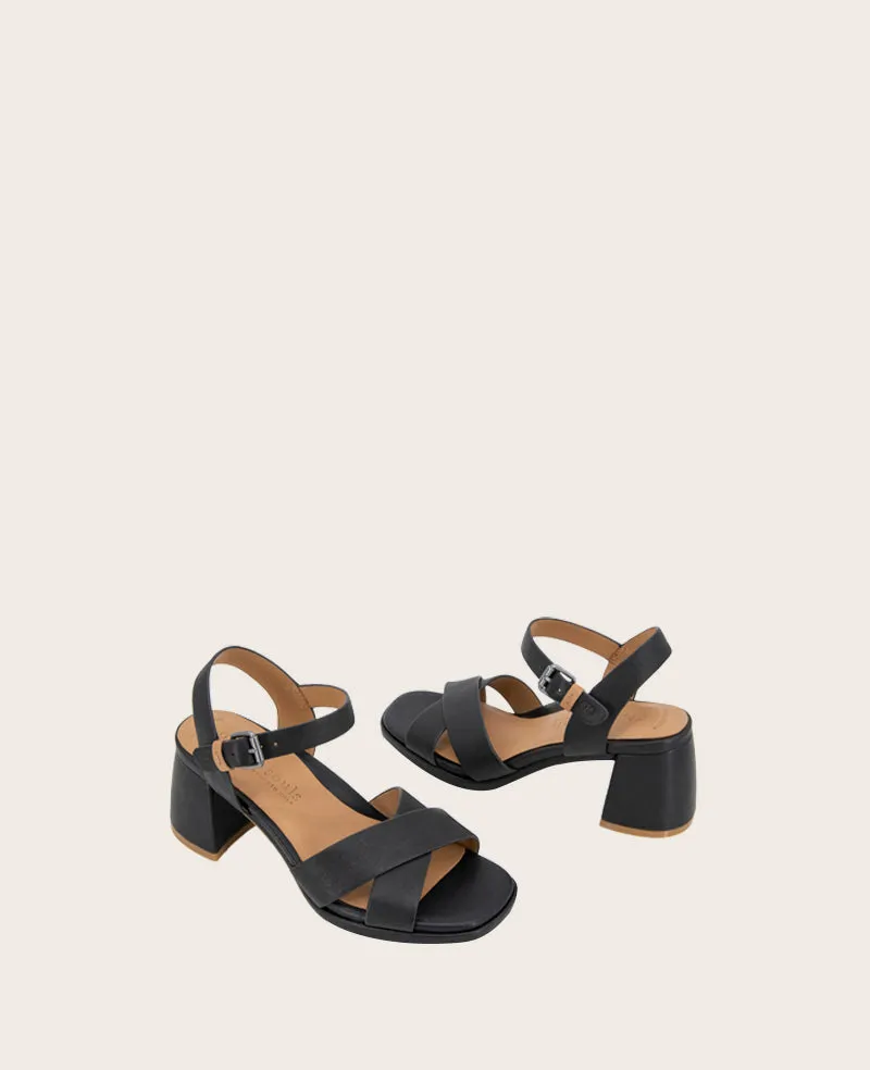 GENTLE SOULS - Rimini Leather X Heel Sandal
