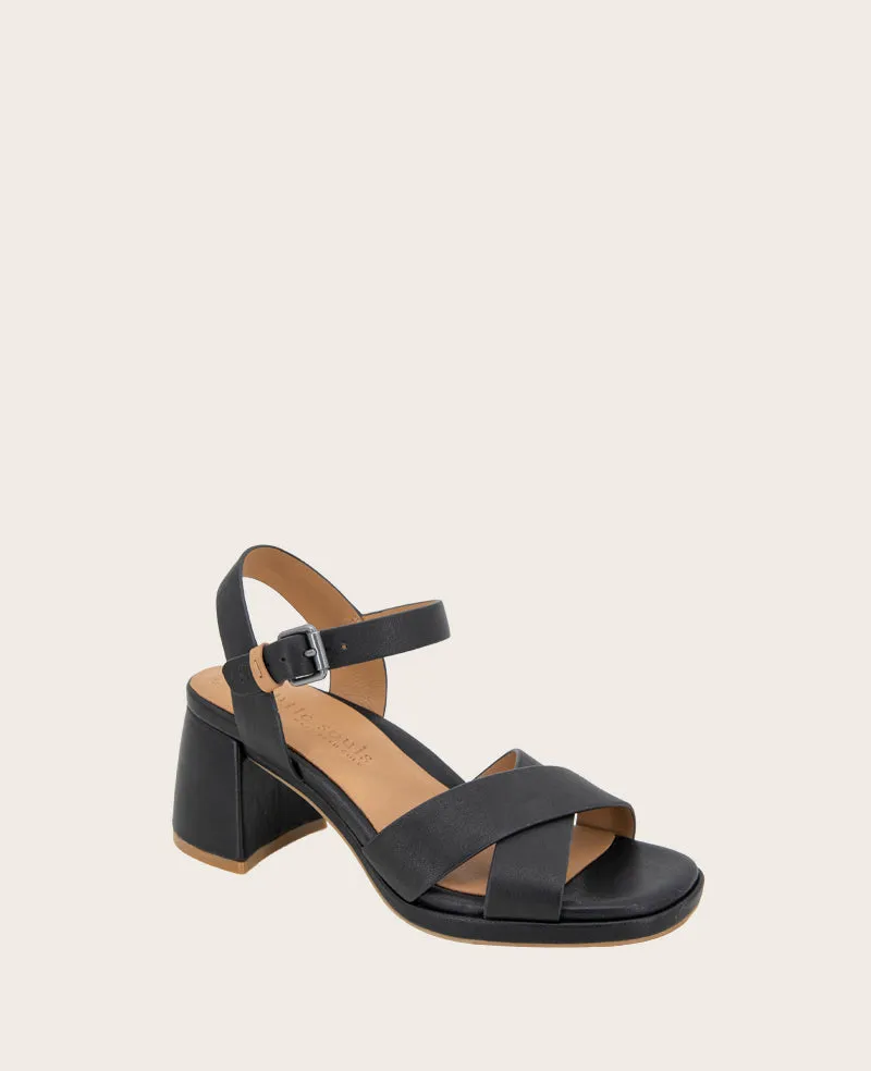 GENTLE SOULS - Rimini Leather X Heel Sandal