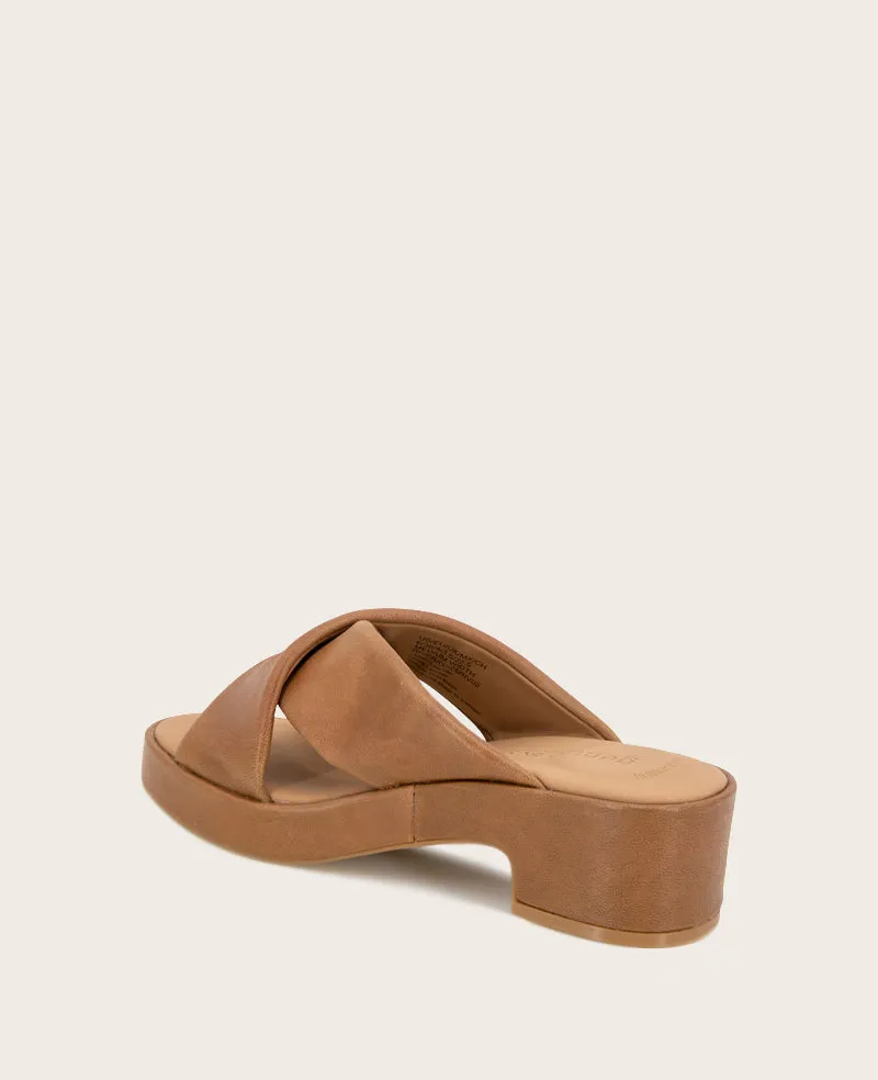GENTLE SOULS - River Leather X Band Platform Sandal