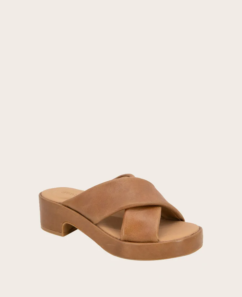 GENTLE SOULS - River Leather X Band Platform Sandal